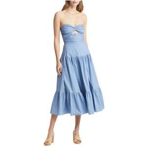 Vici Strapless Midi Dress Women  Size M Medium